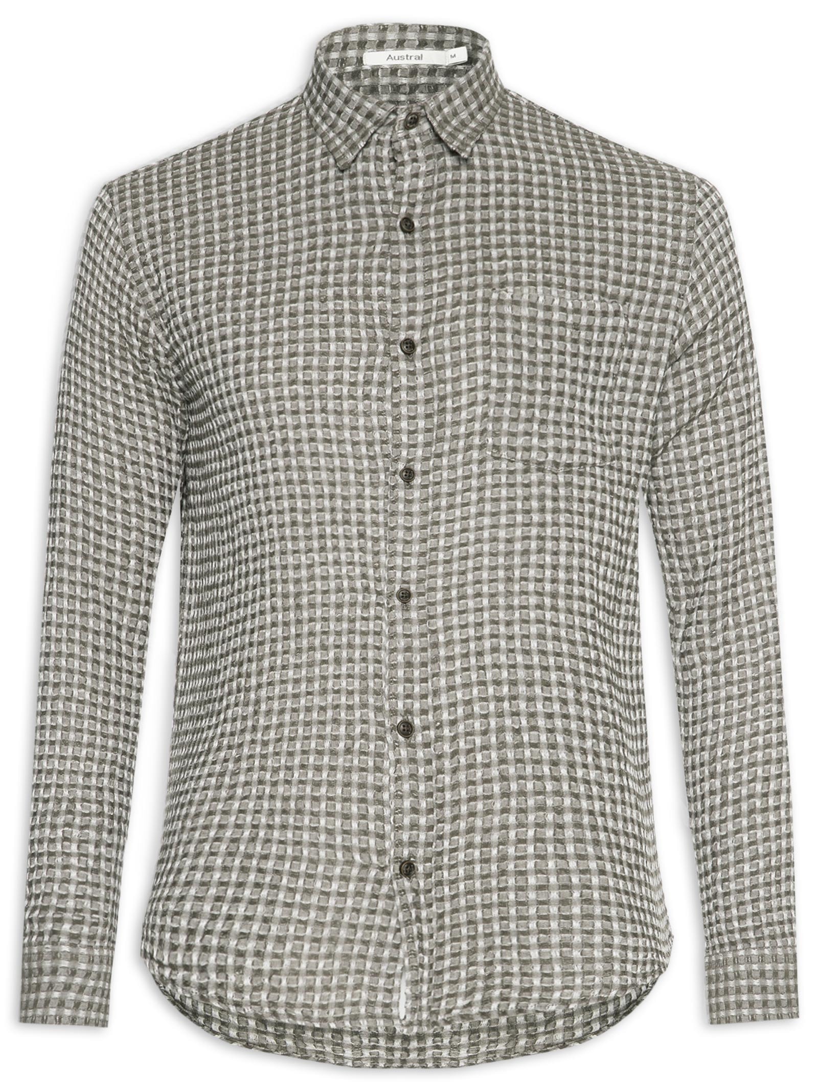 Camisa Masculina Wanaka Marrom Austral