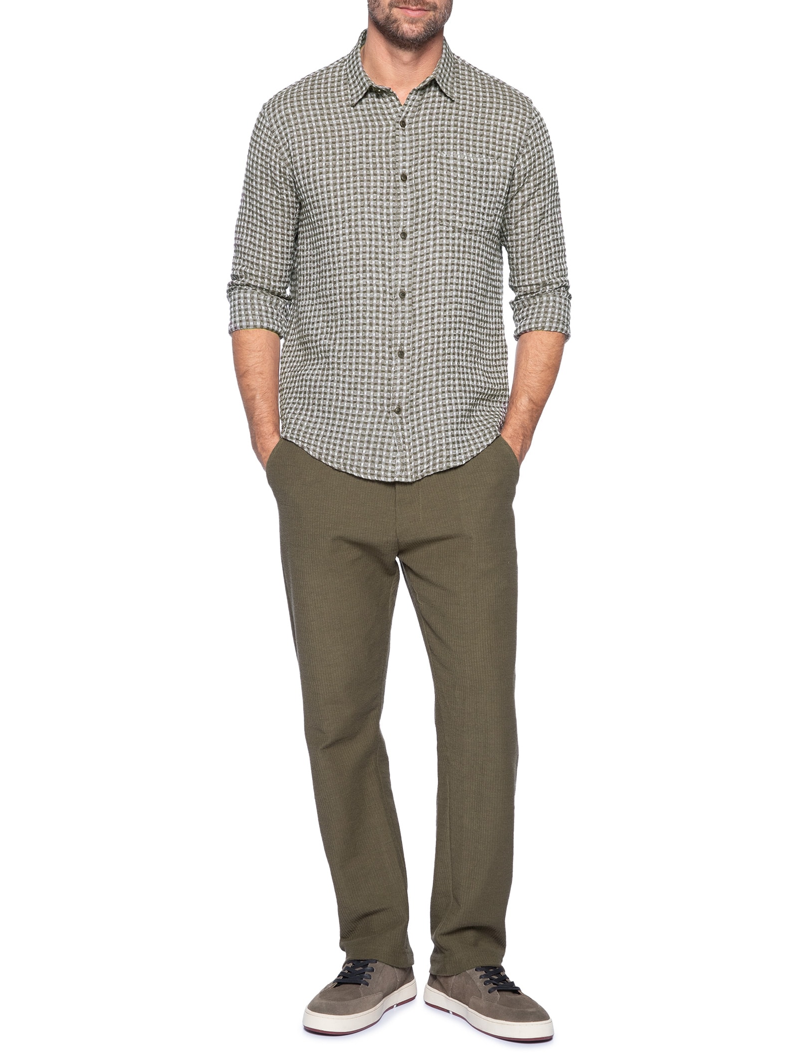 Camisa Masculina Wanaka Marrom Austral