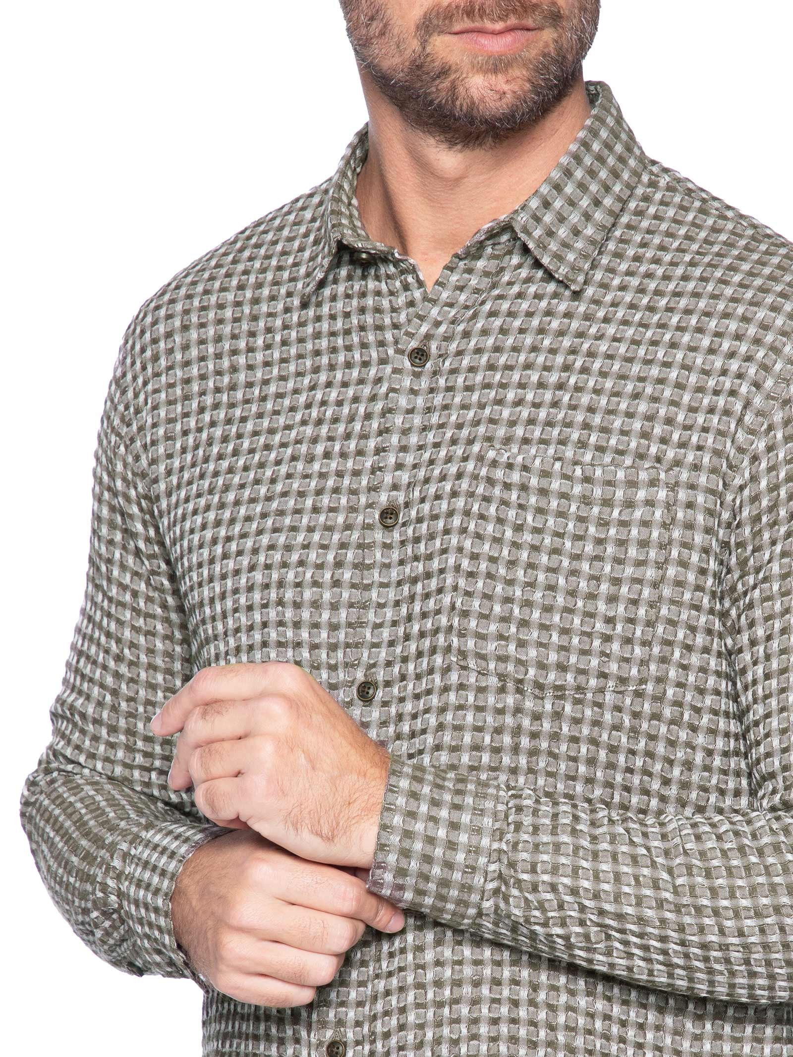 Camisa Masculina Wanaka Marrom Austral