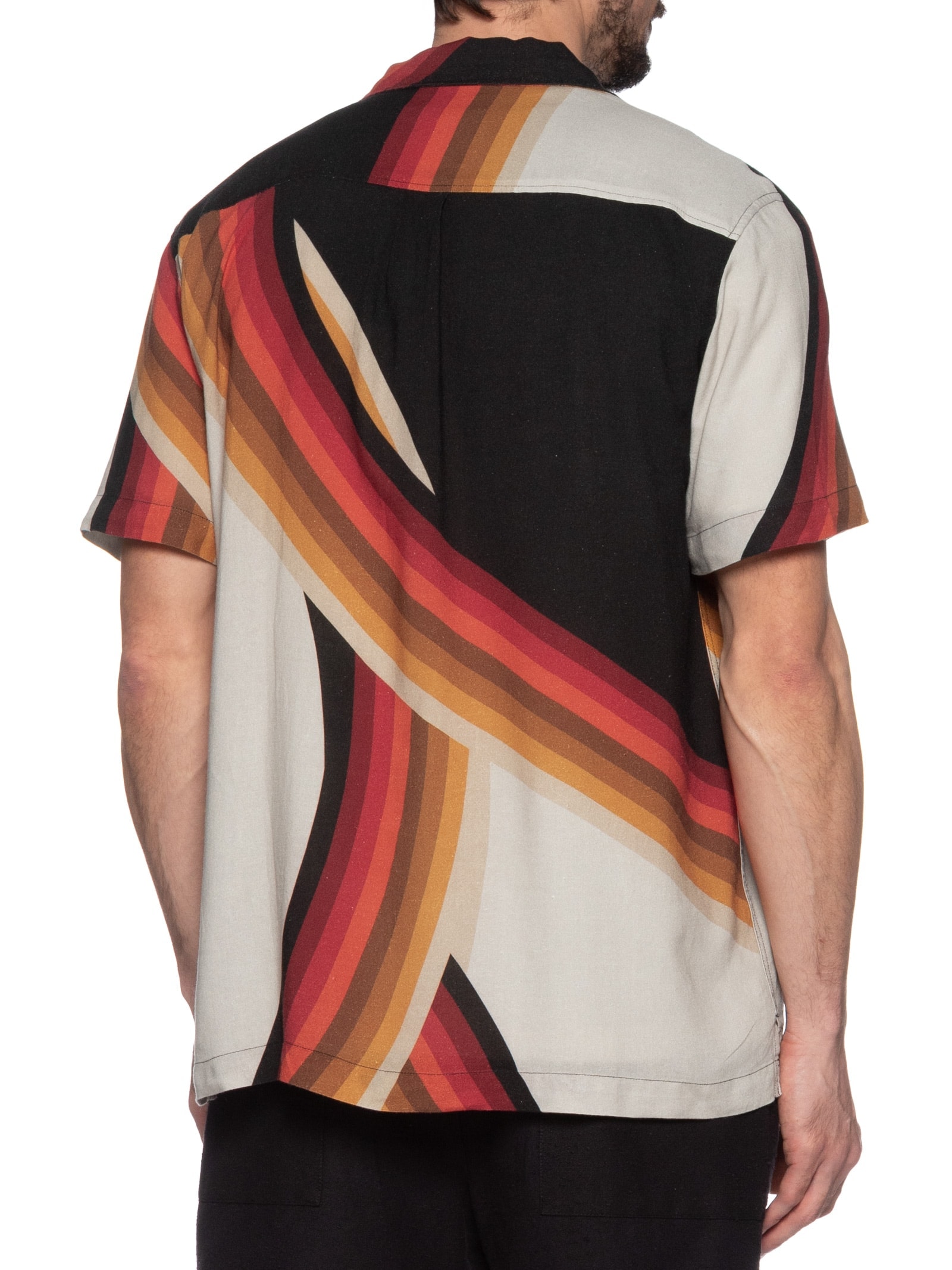 Camisa Masculina Waves Mc Preto Osklen