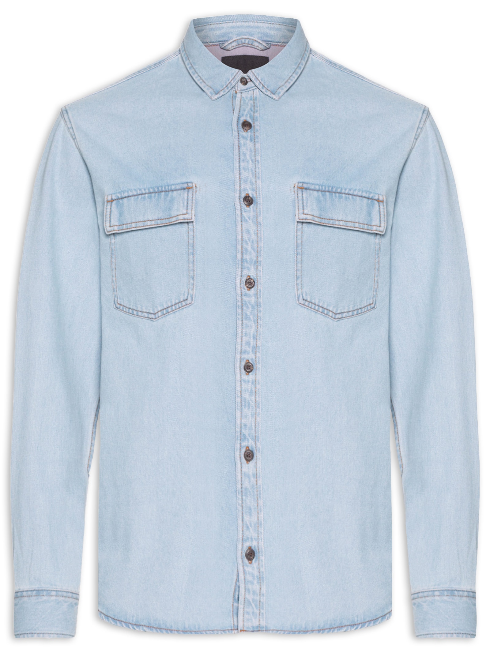 Camisa Masculina Smith Ii Ss Woven - Vans - Azul