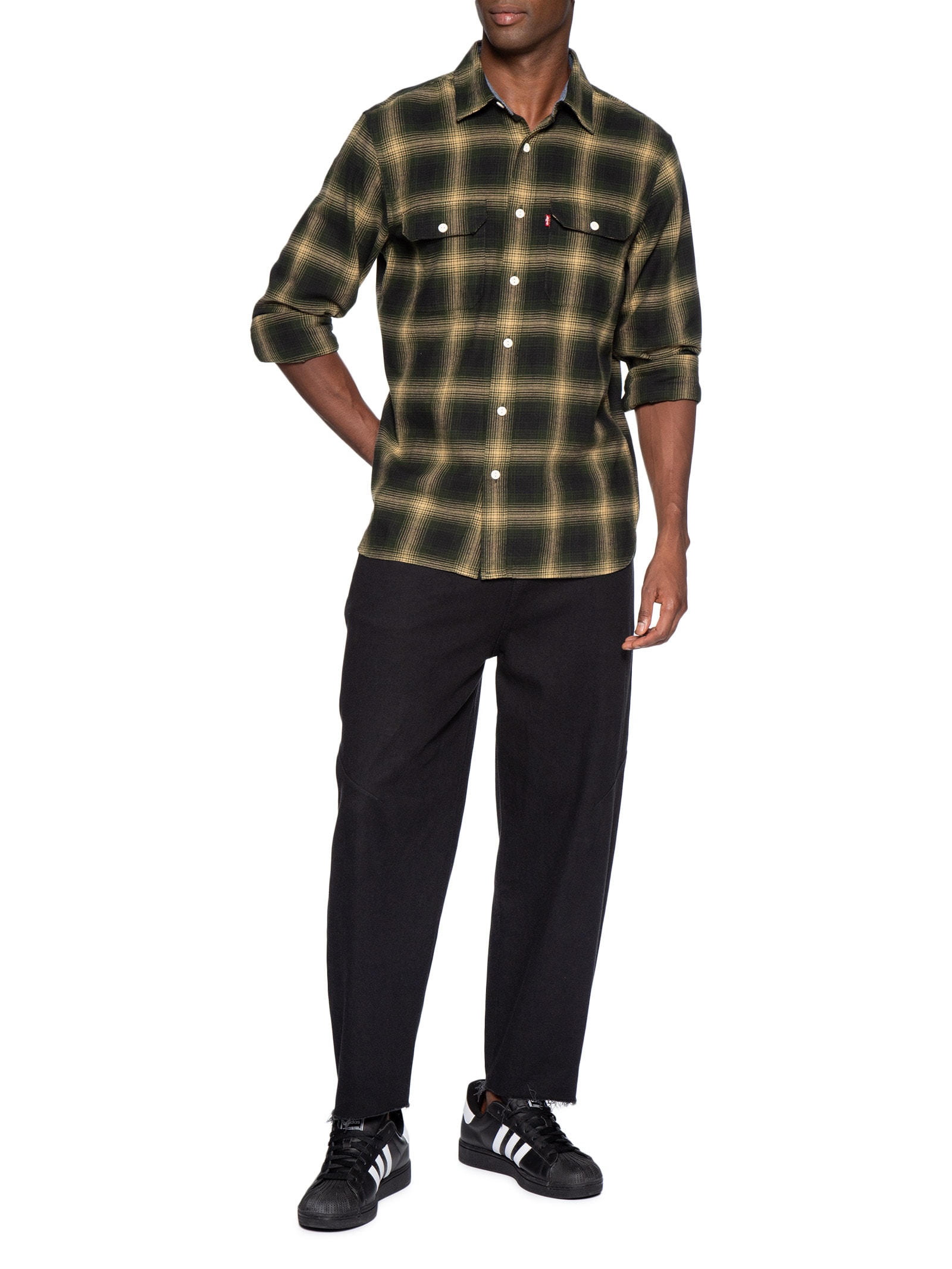 Camisa Masculina Xadrez Classic Worker Verde Levi's