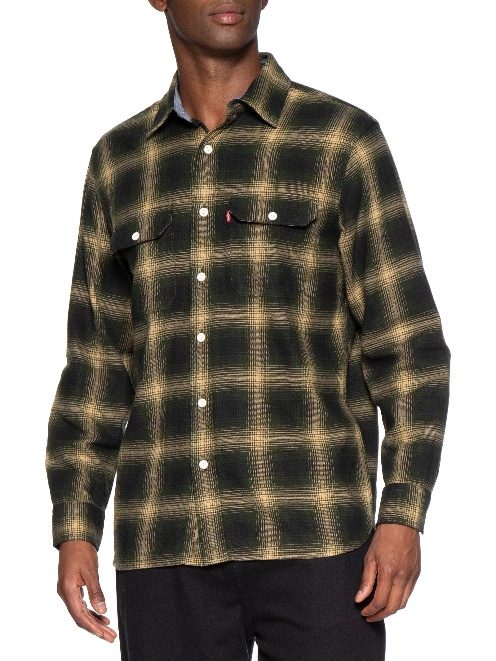 Camisa Masculina Xadrez Classic Worker Verde Levi's