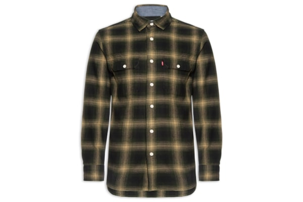 Camisa Masculina Xadrez Classic Worker - Verde