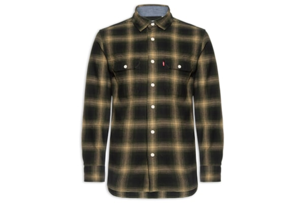Camisa Masculina Xadrez Classic Worker - Verde