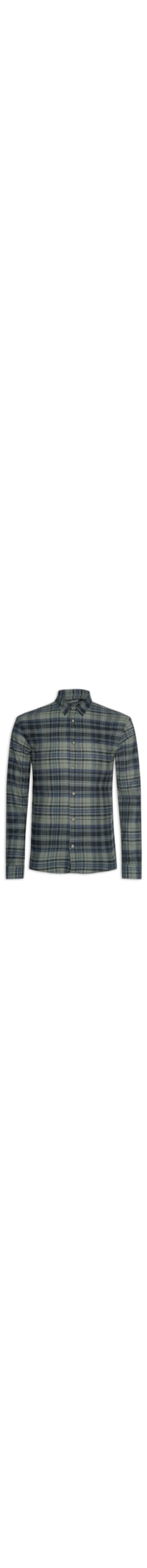 Camisa Masculina Xadrez Relax - Verde