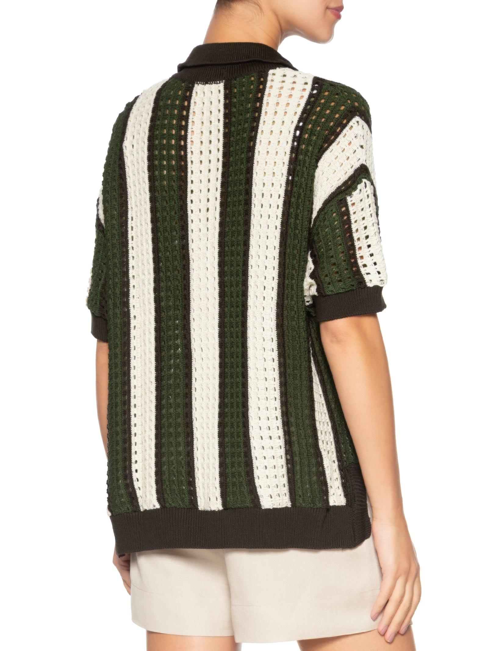Camisa Over Tricot Feminina – Verde Haight