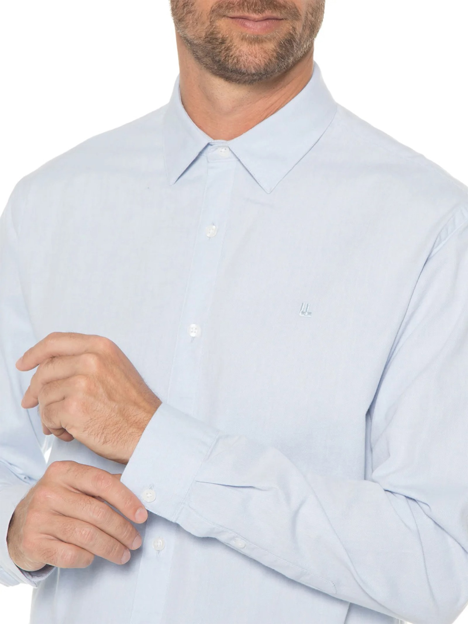 Camisa Oxford New Azul Foxton