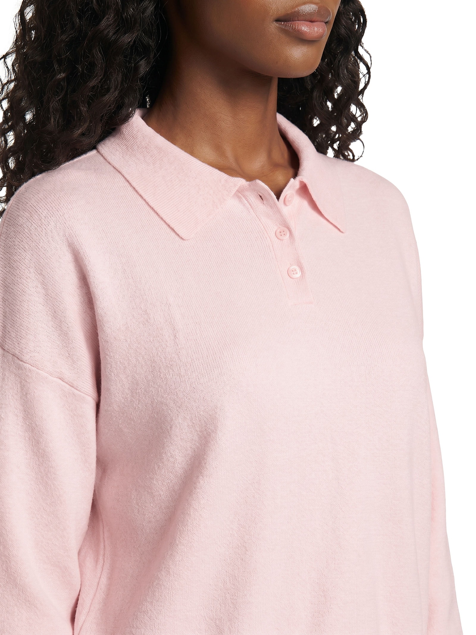 Camisa Polo Feminina Rosa Hering
