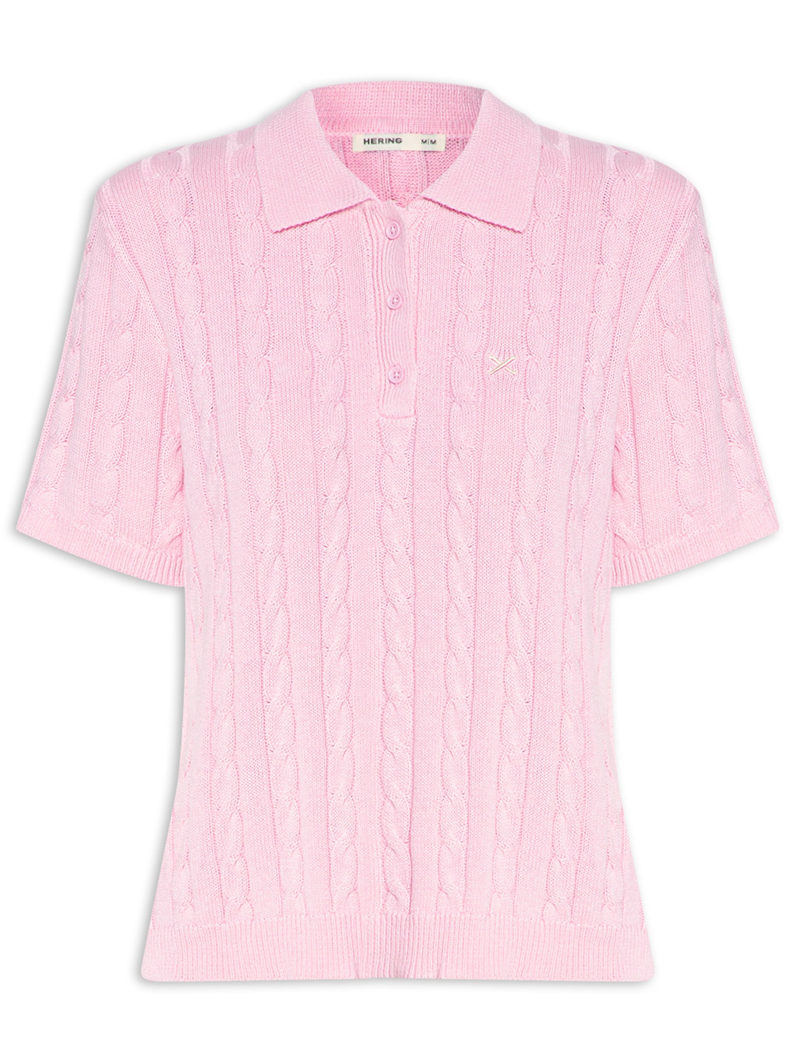 Camisa Polo Feminina – Rosa Hering