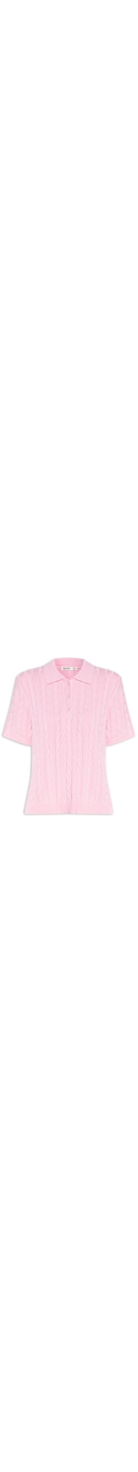 Camisa Polo Feminina – Rosa