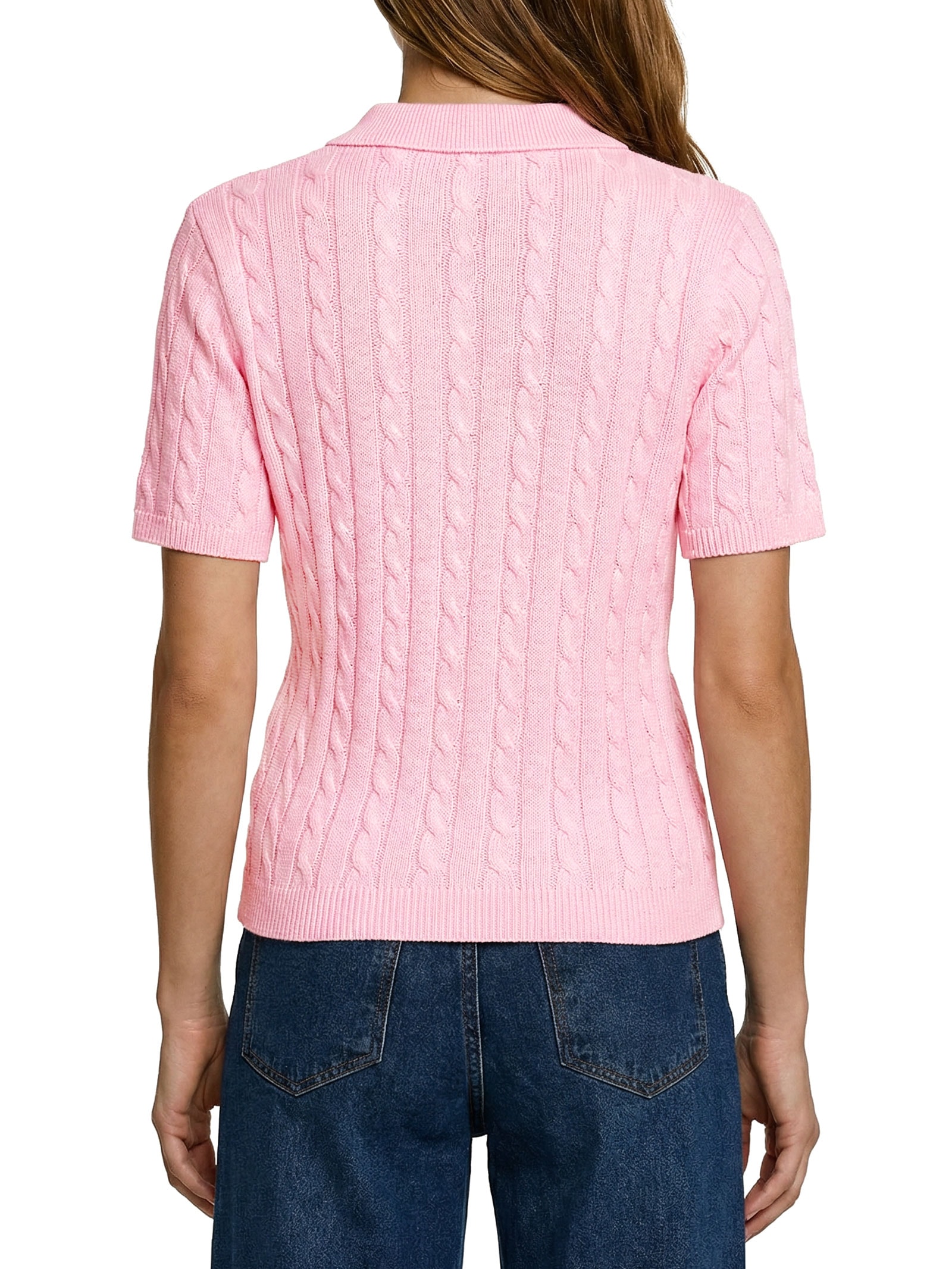 Camisa Polo Feminina – Rosa Hering