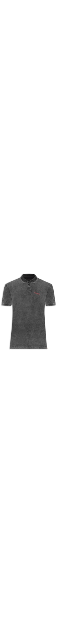 Camisa Polo Malha Marmorizada - Preto
