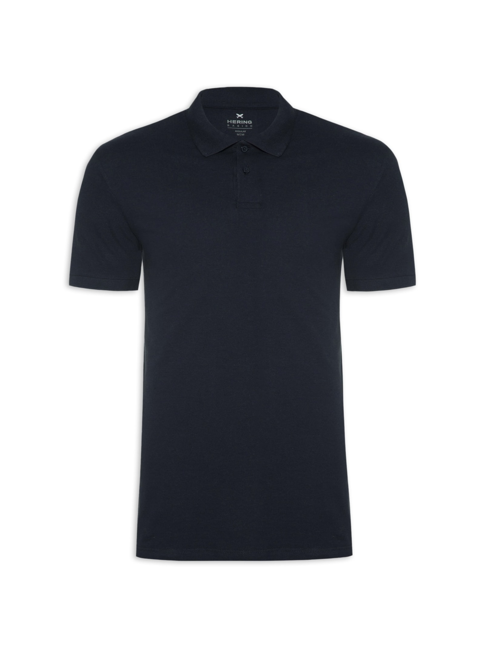 Camisa Polo Masculina Azul Hering