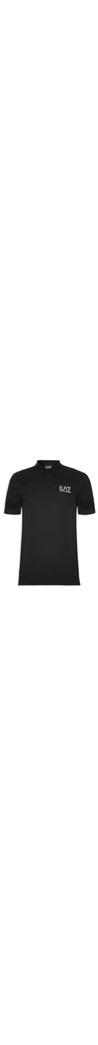 Camisa Polo Masculina Listras - Preto