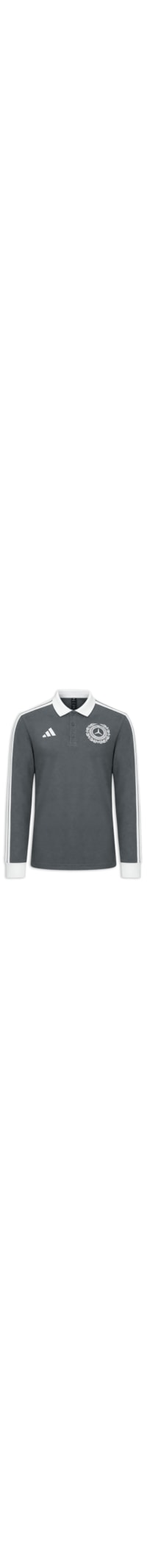 Camisa Polo Masculina Mercedes Amg Petronas - Cinza