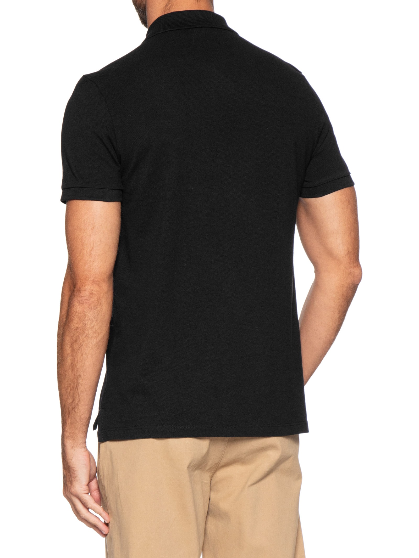 Camisa Polo Masculina Piquet Preto Sergio K