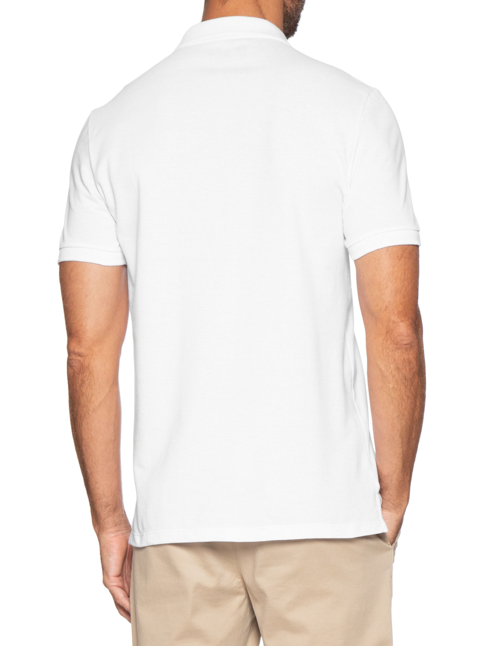 Camisa Polo Masculina Piquet – Branco Sergio K