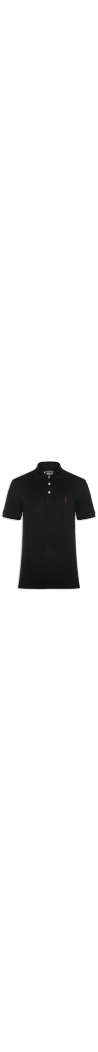 Camisa Polo Masculina Piquet – Preto