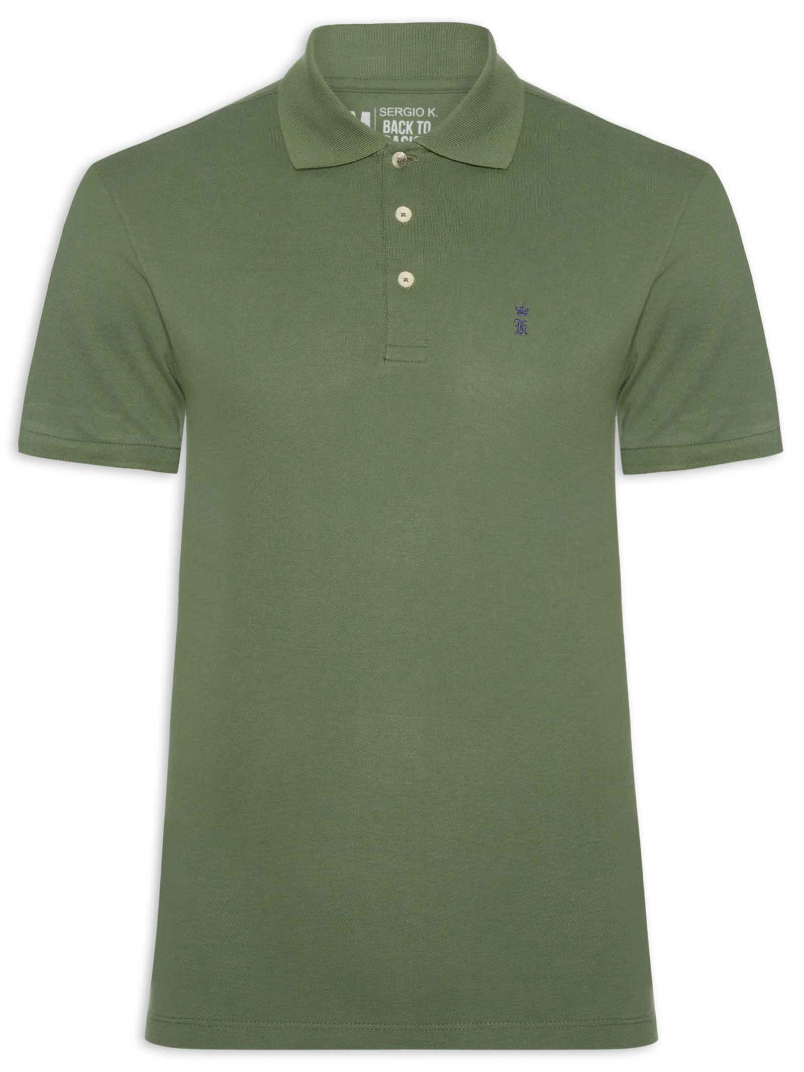 Camisa Polo Masculina Piquet – Verde Sergio K