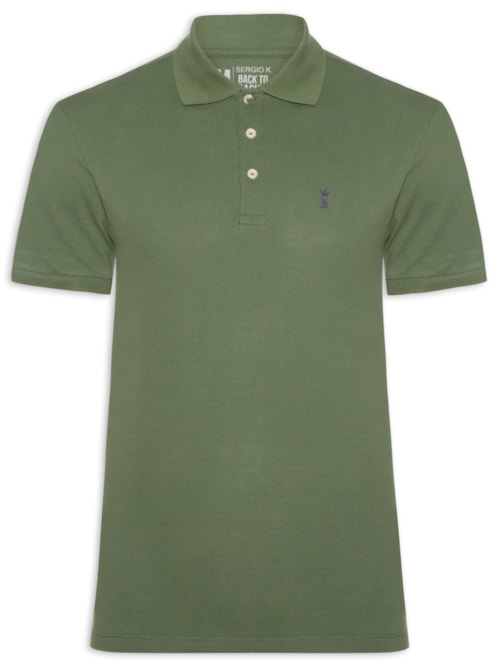 Camisa Polo Masculina Piquet – Verde