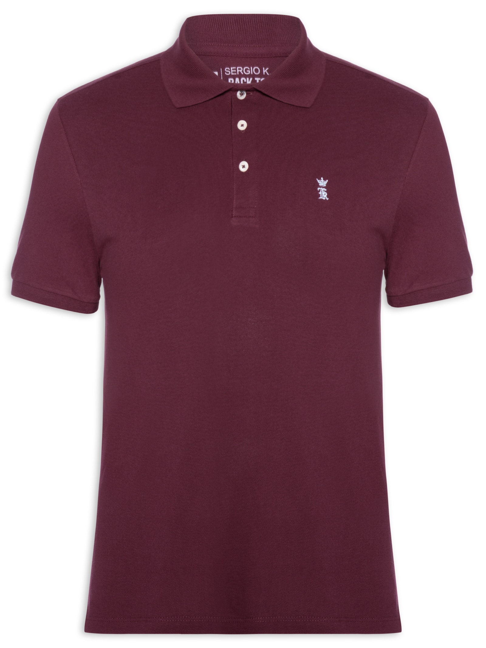 Camisa Polo Masculina Piquet – Vermelho Sergio K