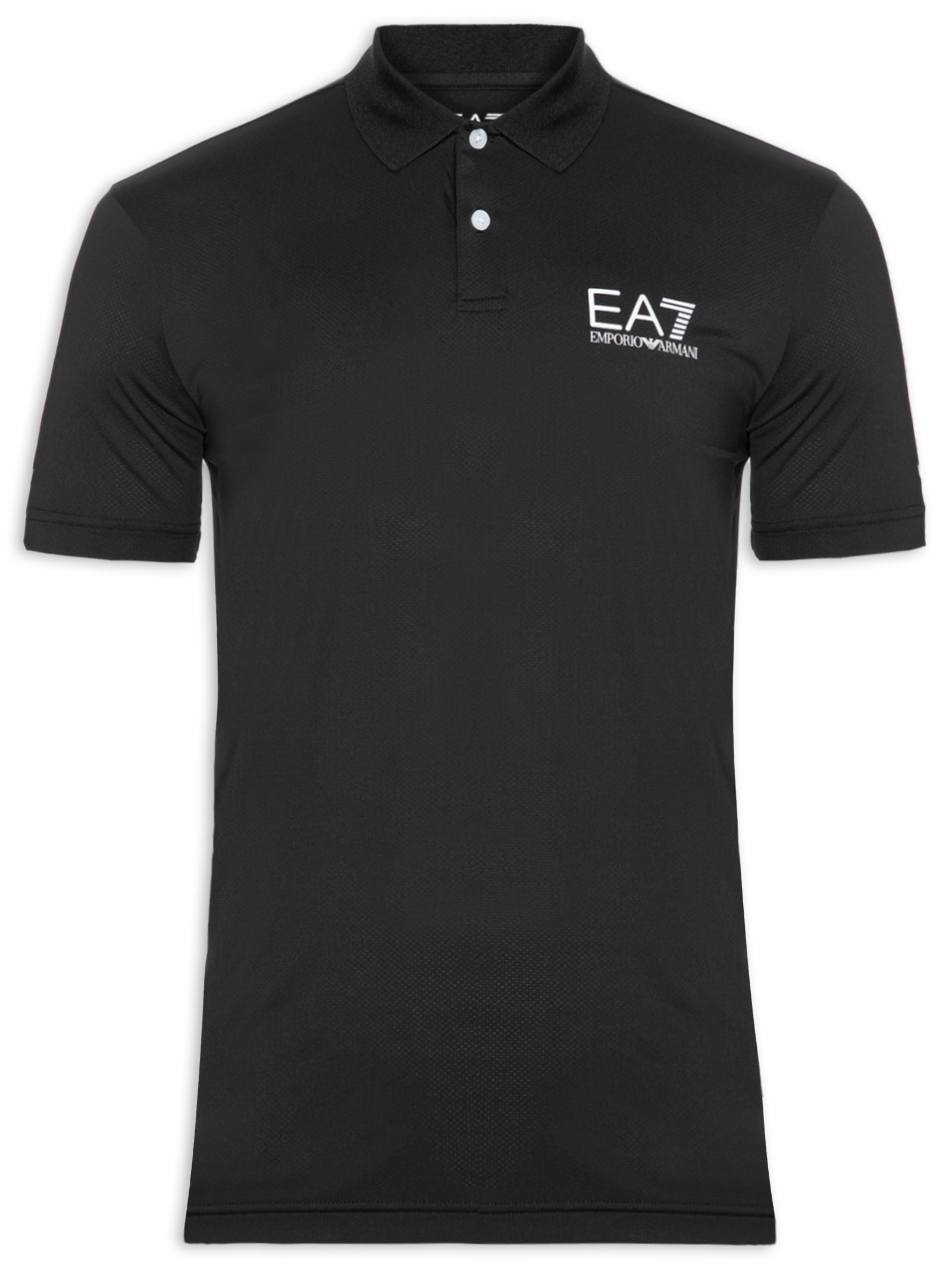 Camisa Polo Masculina Preto Ea7 Emporio Armani
