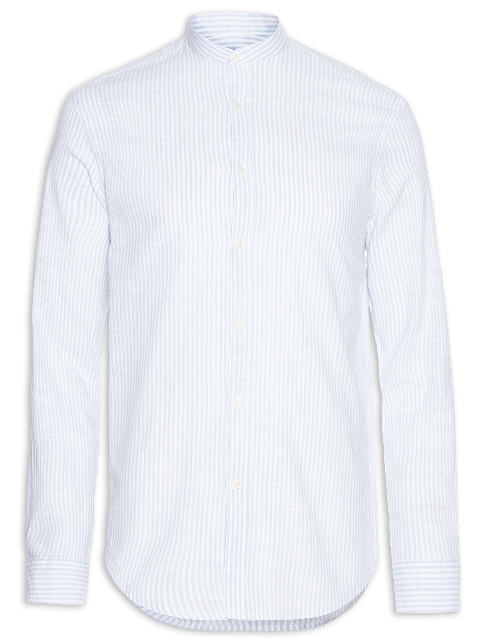 Camisa Rege Padre Flame Listrado (MO) Branco Aramis