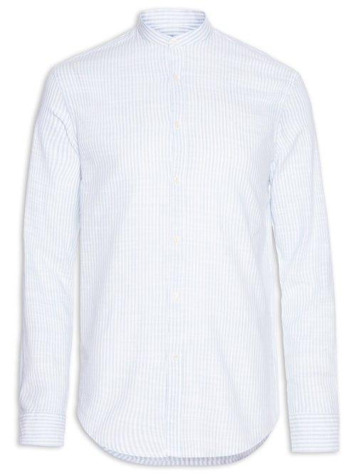 Camisa Rege Padre Flame Listrado (MO) – Branco