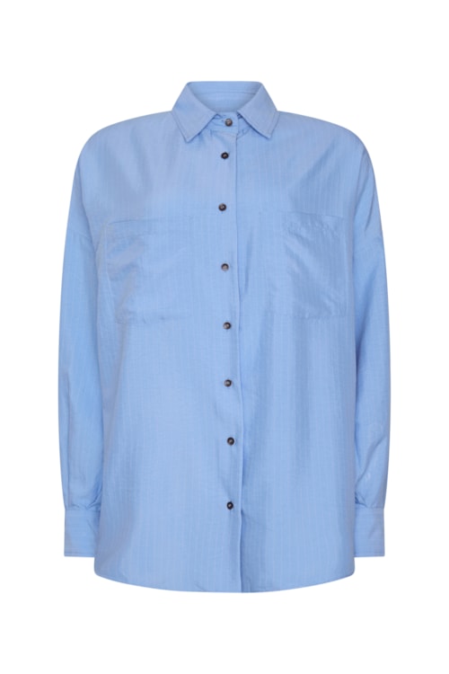 Camisa Risca De Giz – Azul