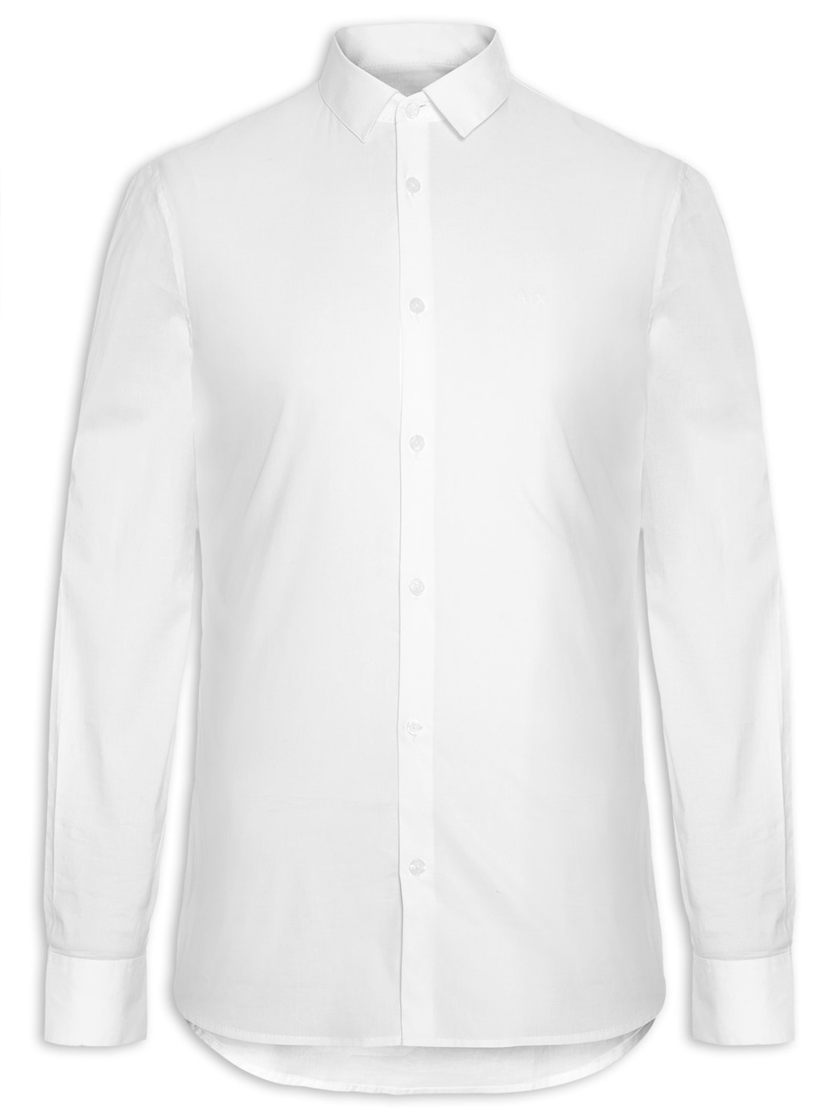 Vista 2 Camisa Social Masculina BRANCO BRANCO