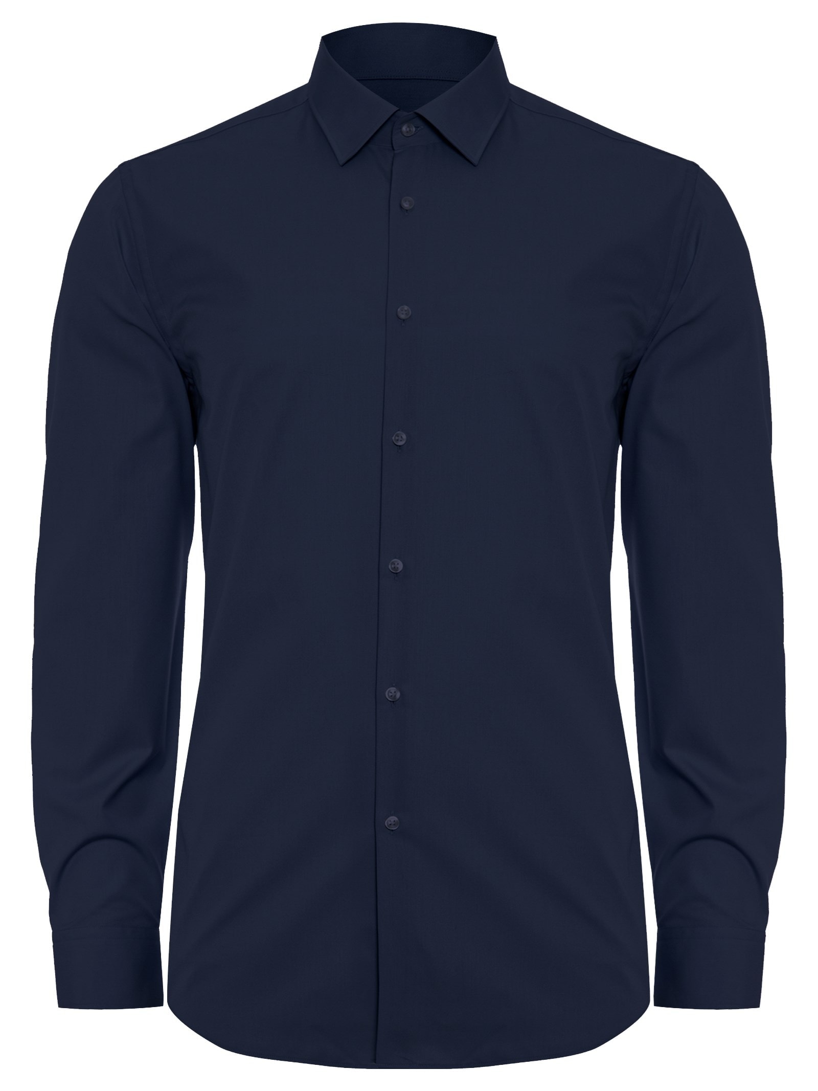Camisa Social Masculina Kenno Azul Hugo
