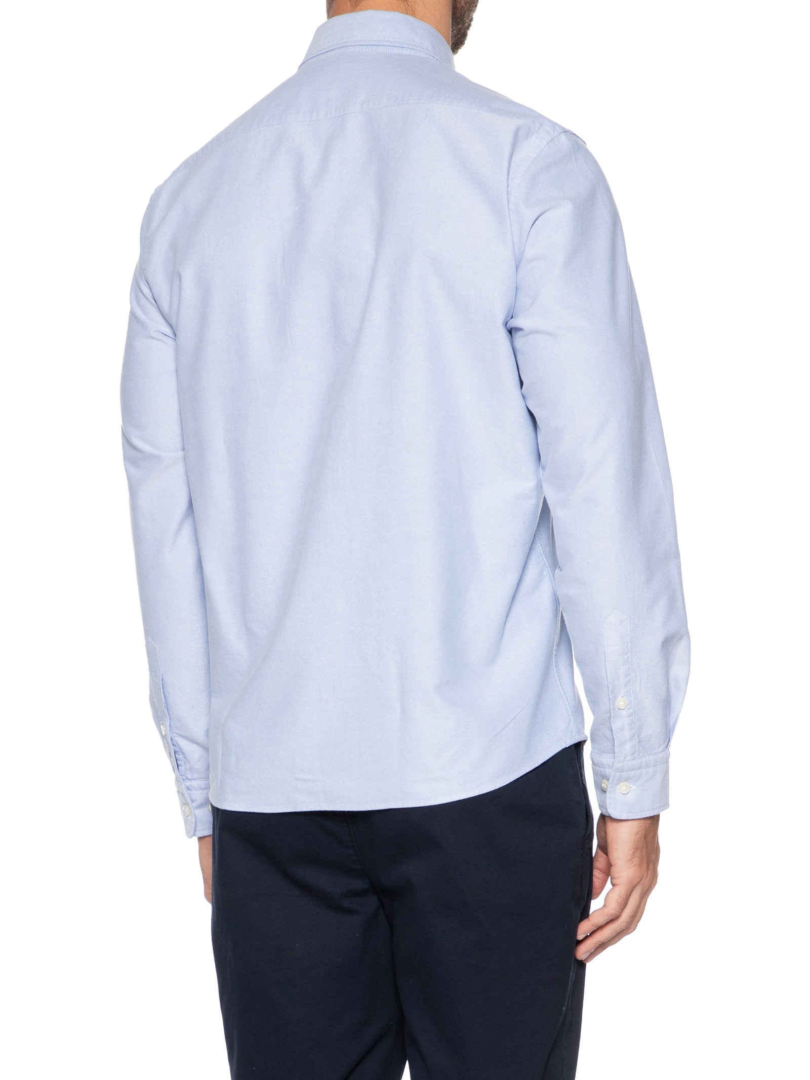 Camisa Social Masculina Manga Curta H-Liam Branco Boss