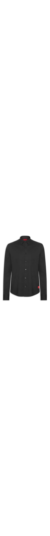 Camisa Social Masculina Manga Longa Ermo - Preto