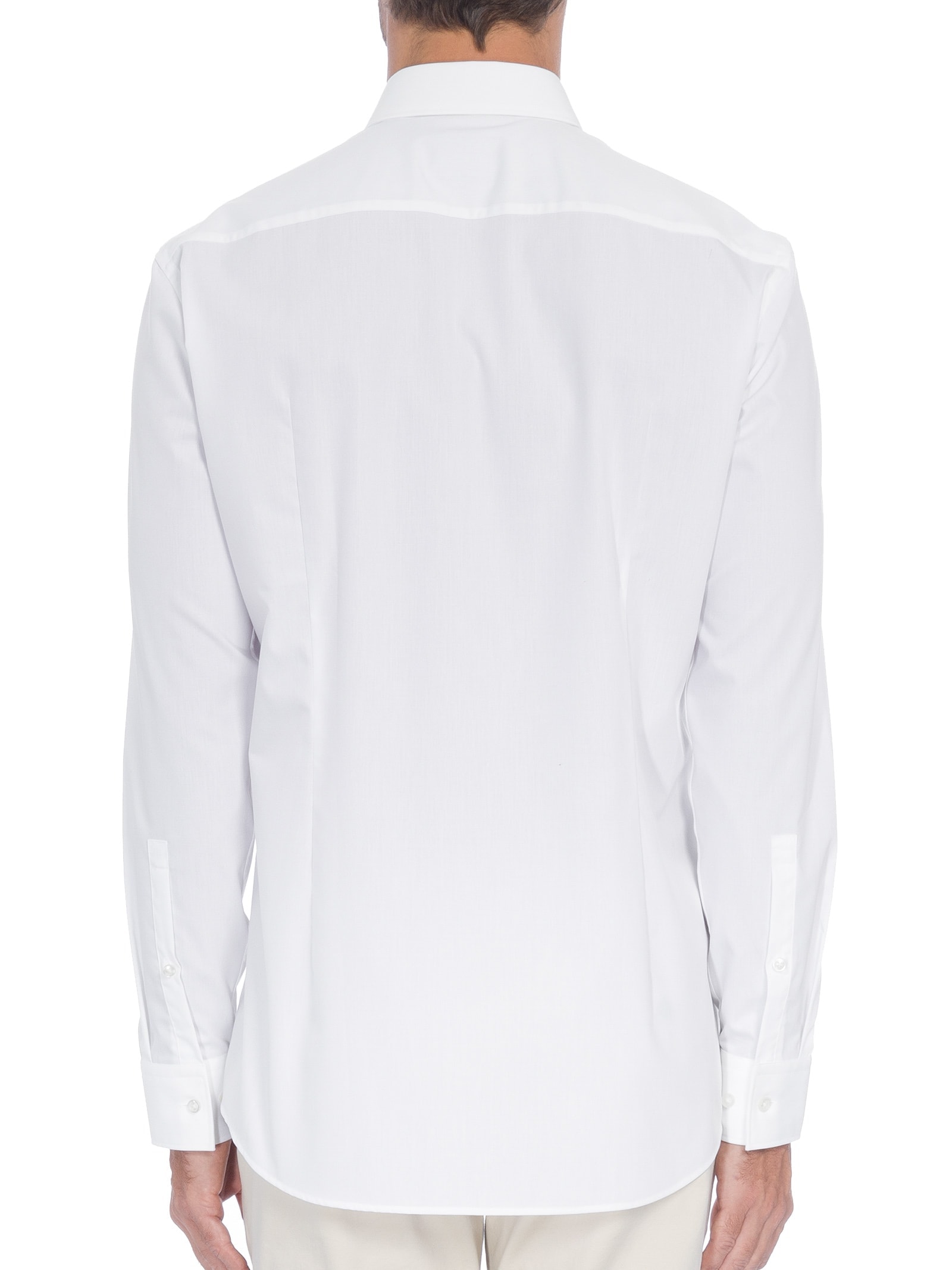 Camisa Social Masculina Manga Longa Kenno Branco Hugo