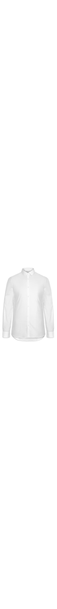 Camisa Social Masculina Slim Fit Em Algodão - Branco