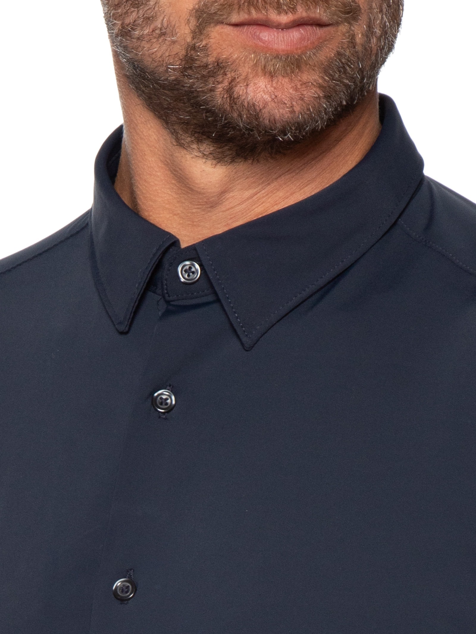 Camisa Social Tech Masculina Azul '2 Essential