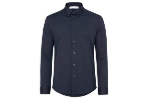 Camisa Social Tech Masculina – Azul