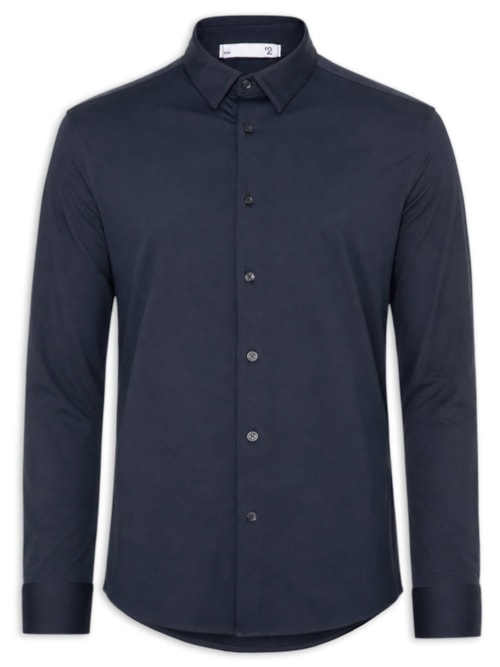 Camisa Social Tech Masculina – Azul