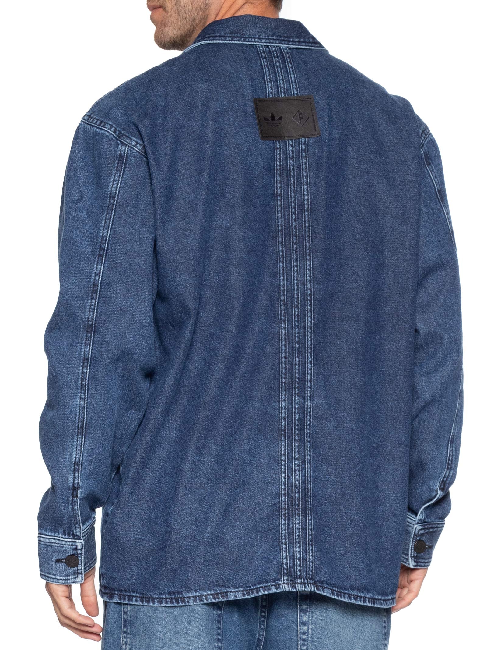 Camisa Unissex Jeans Azul Forum + Adidas