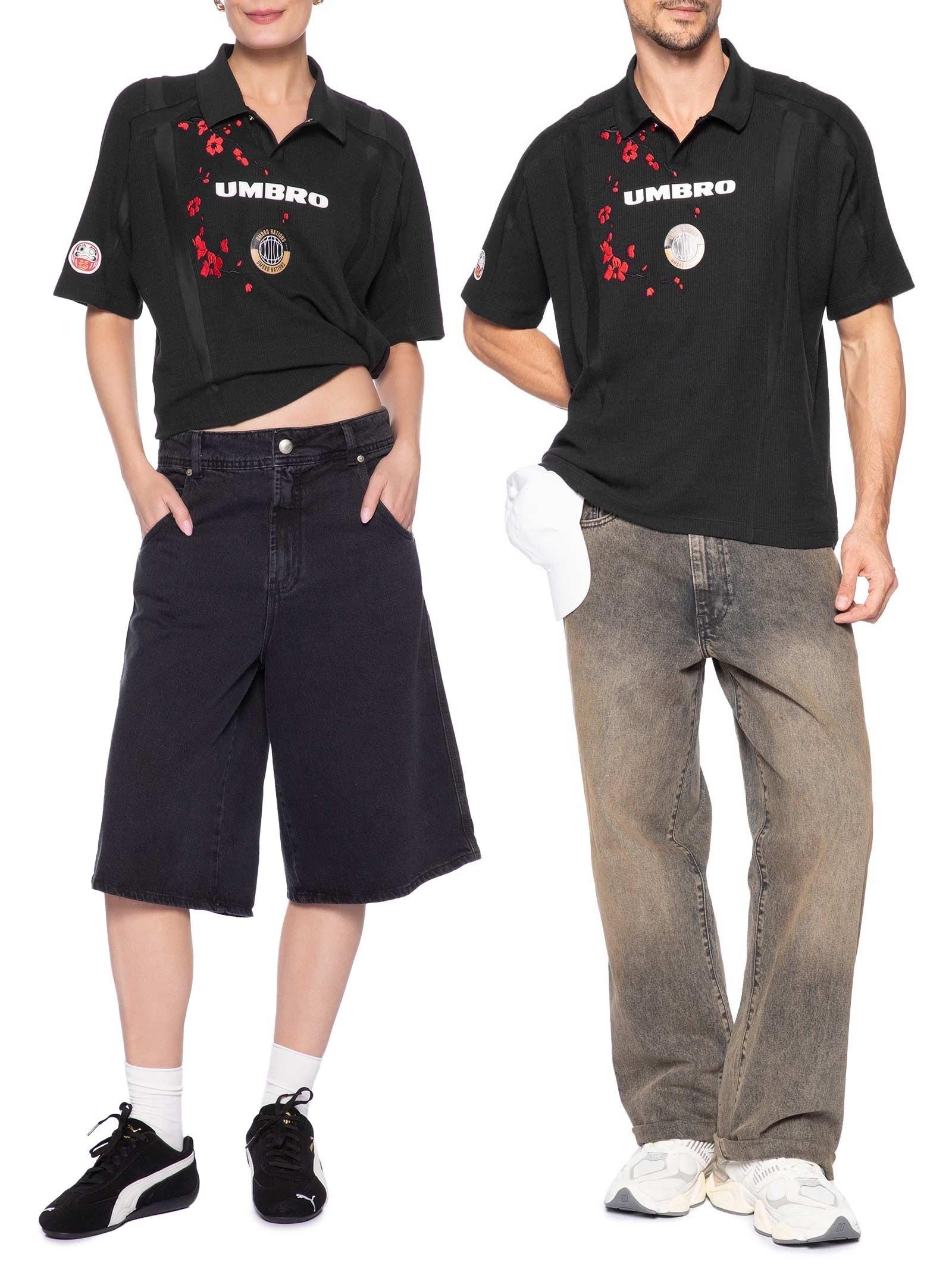 Camisa Unissex Umbro UWN Hanami Edge Preto Umbro