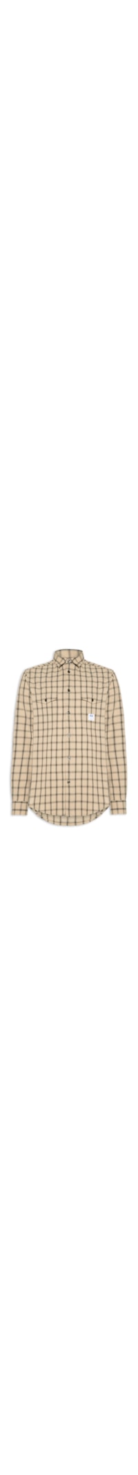 Camisa Xadrez Masculina Ebaltow - Bege
