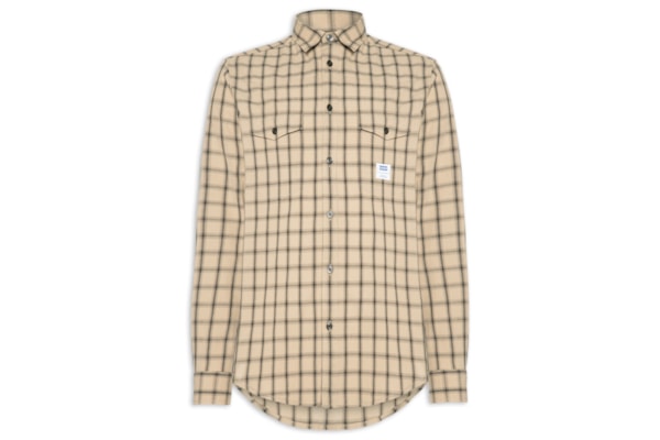 Camisa Xadrez Masculina Ebaltow - Bege