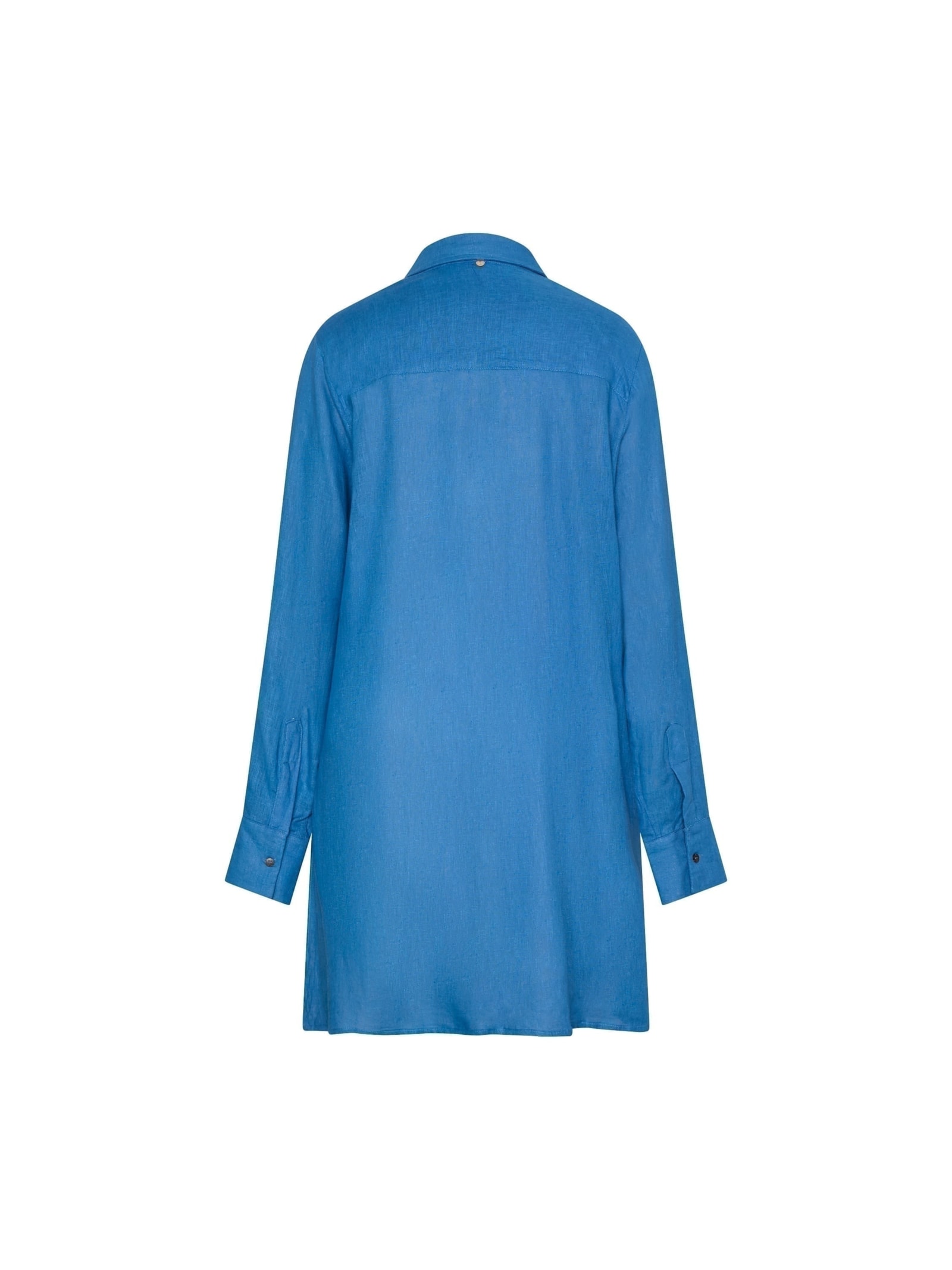 camisão em viscose com linho orla azul Suntime