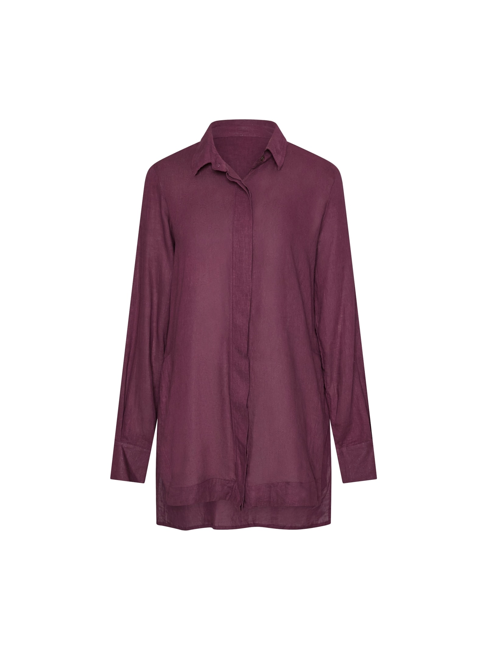 camisão em viscose com linho orla cabernet Suntime