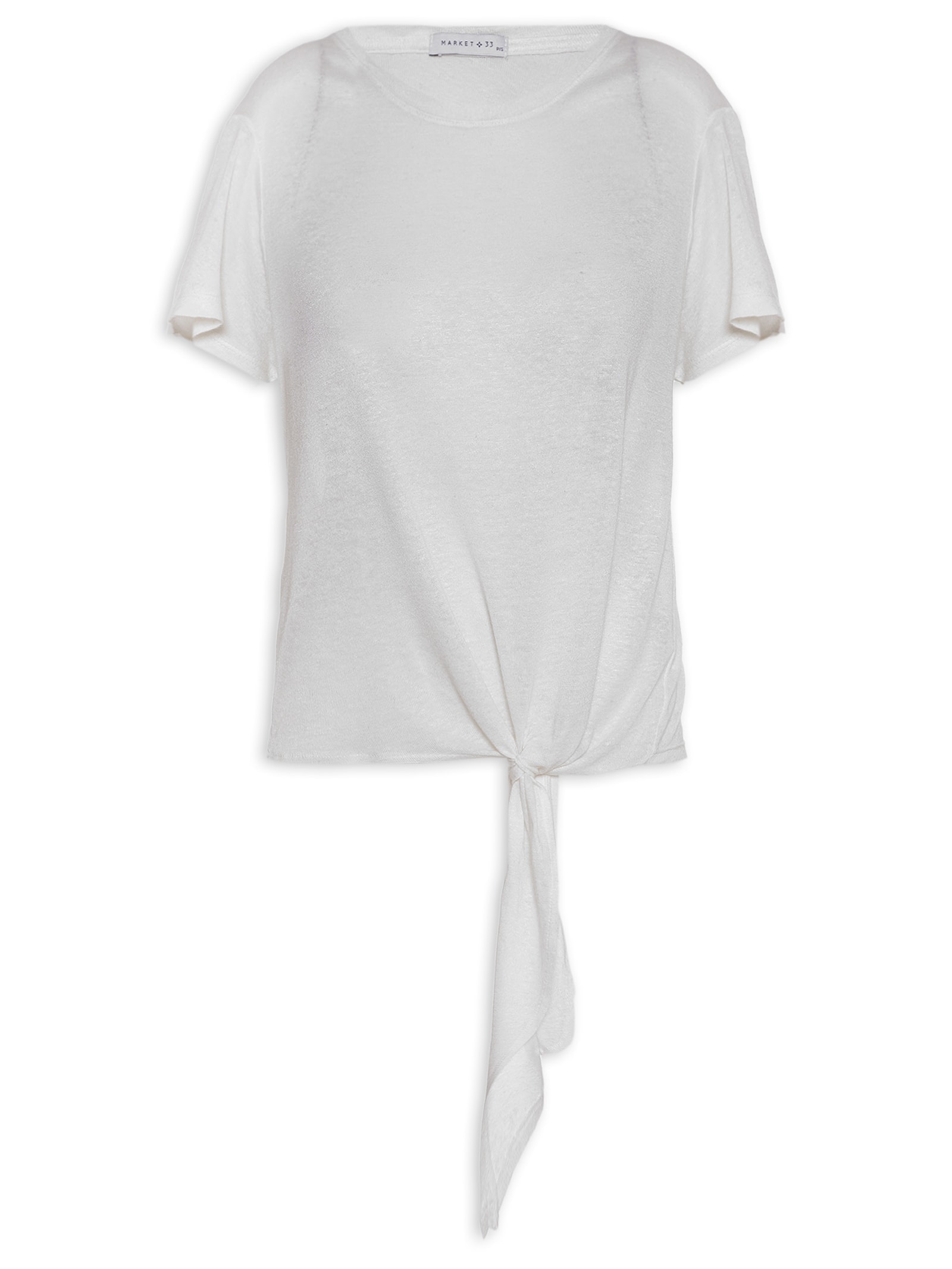 Camiseta Amarração Branco Market 33