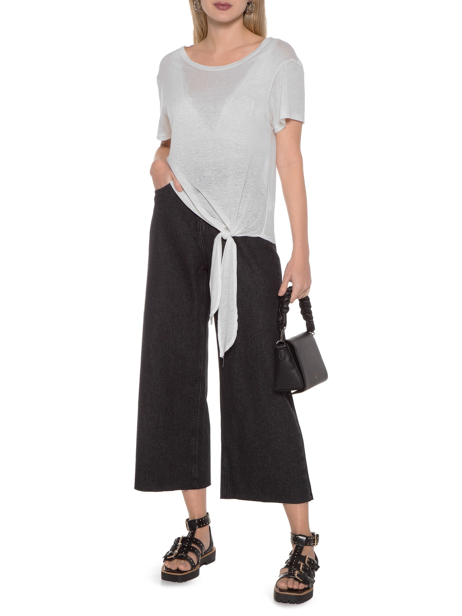 Camiseta Amarração Branco Market 33