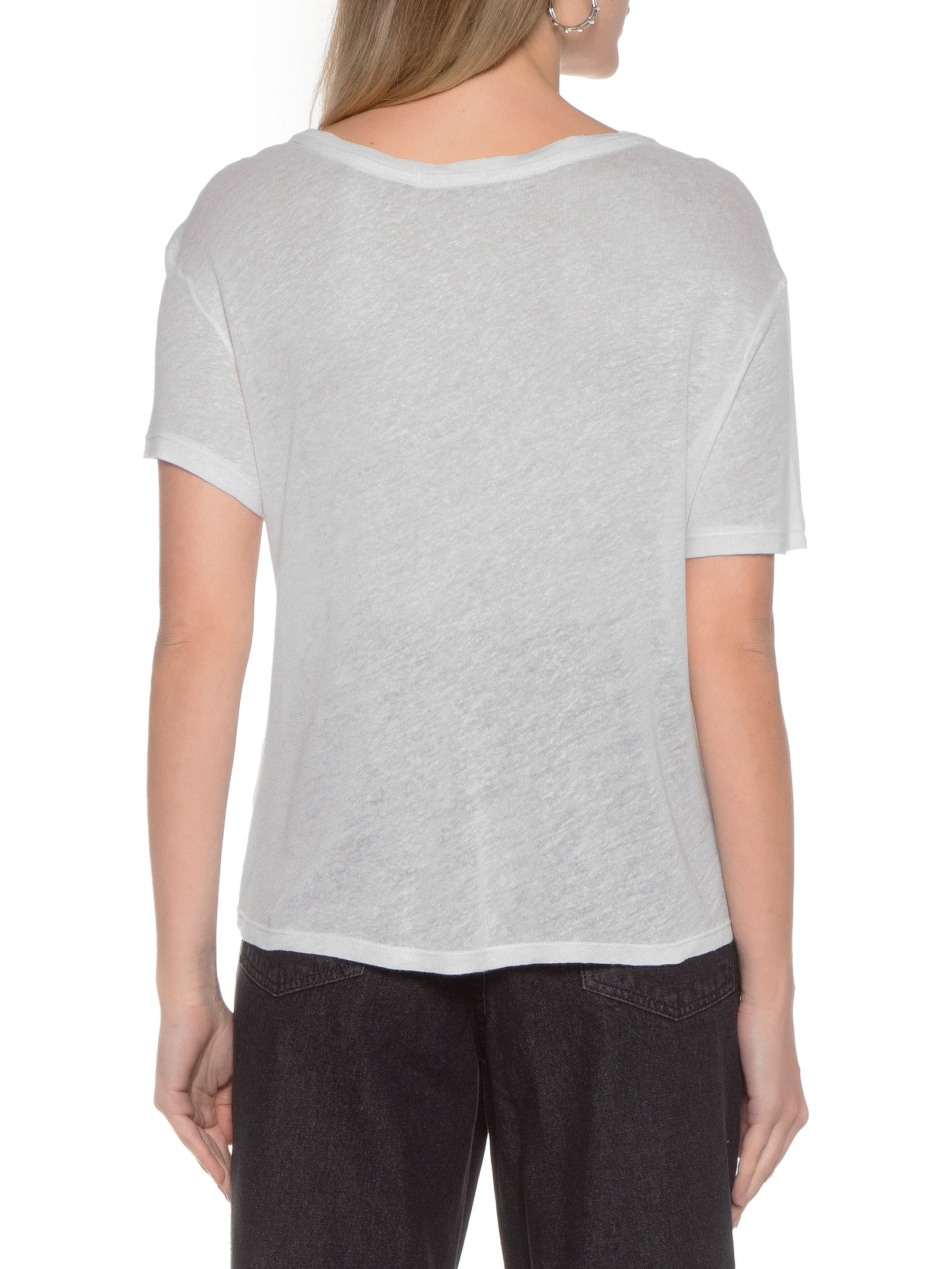 Camiseta Amarração Branco Market 33