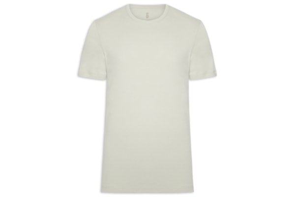 Camiseta Básica Masculina Em Algodão - Cinza