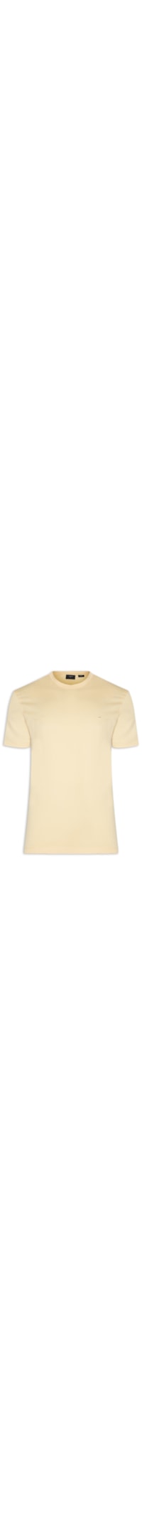 Camiseta Básica Masculina em Algodão – Amarelo